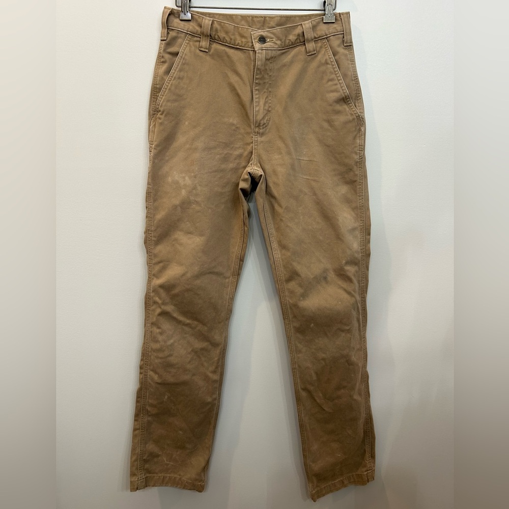 Carhartt 100095 - Rugged Work Khaki Relaxed Fit Pant Tan Size 30 x 34 Men’s